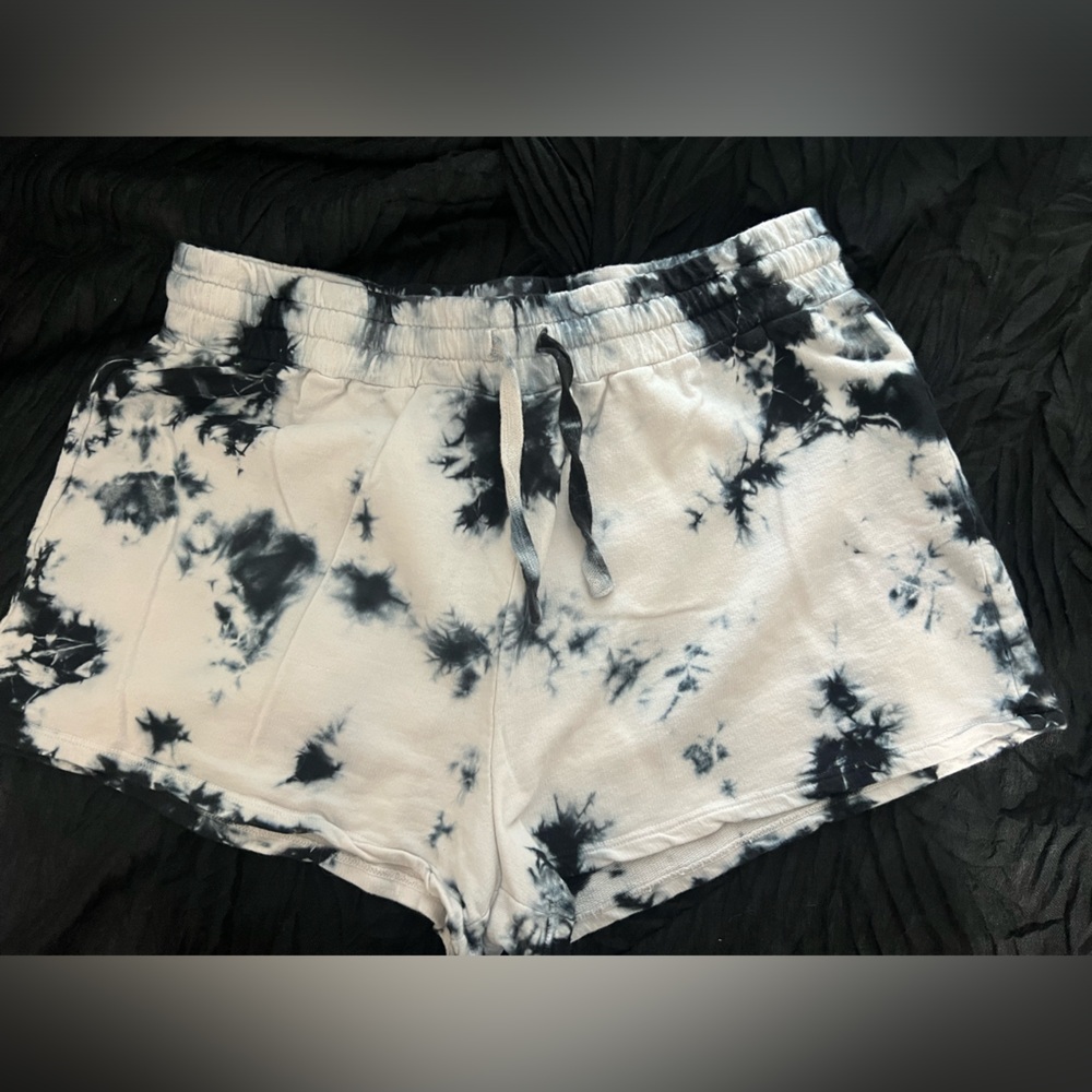Tie dyed shorts